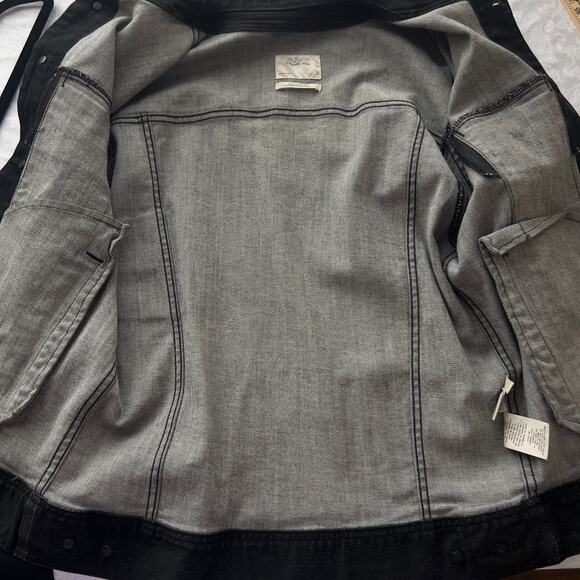 Rag & Bone Jean Classic Standard Fit Trucker Jacket Men Size L - Picture 10 of 16